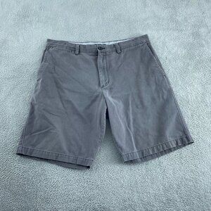 Mens Gray Cotton Chino Shorts 36 Waist 3912